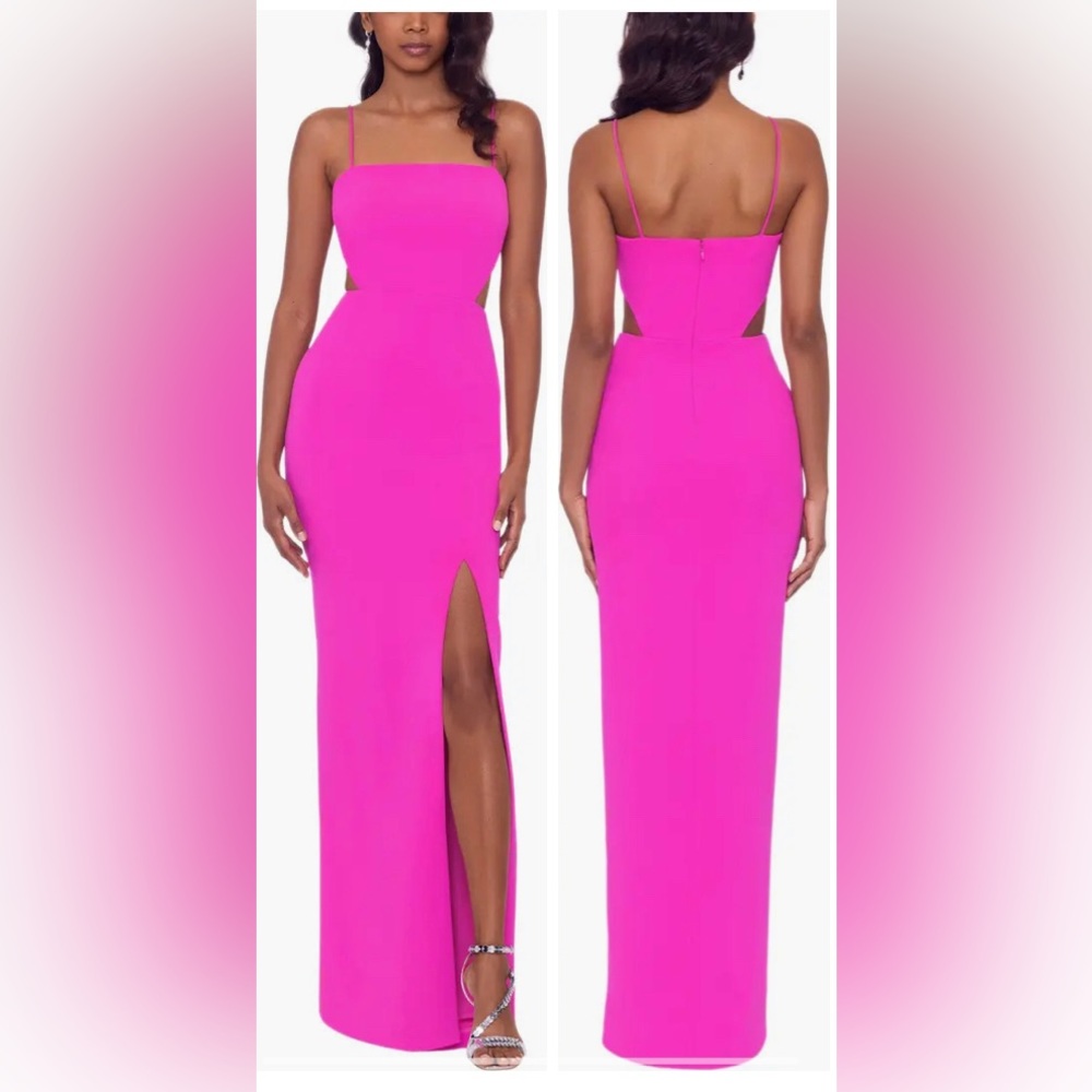 Nordstrom Xscape Cutout Slip Gown